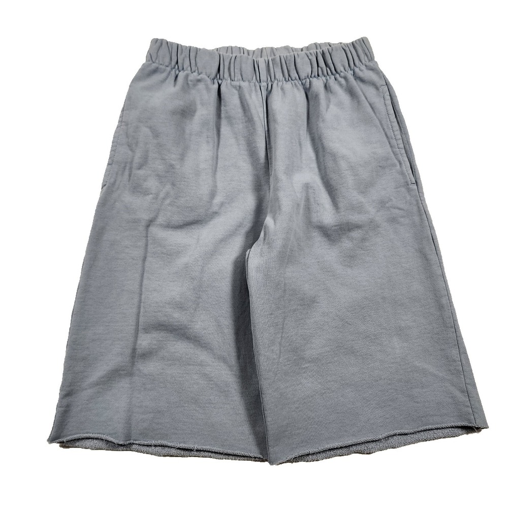 Brandy Melville Shorts Womens Small Rosa Raw Hem Bermuda Sweat Gym Baggy Y2K 90s